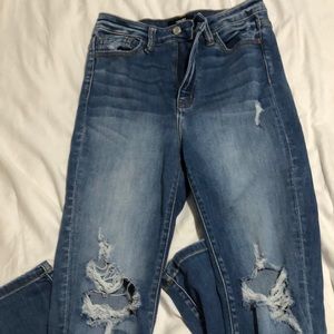 Vici Dolls Distressed skinny Denim